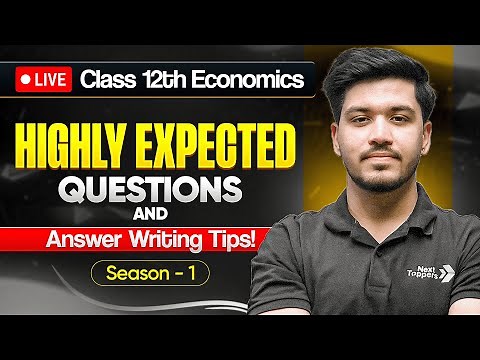 ▶️ Highly Expected Questions & Answer Writing Tips | Class 12 Economics Board Exam 2025-26