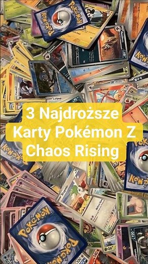 3 najdroższe karty Pokémon z Chaos Rising! 💸🔥#pokemon
