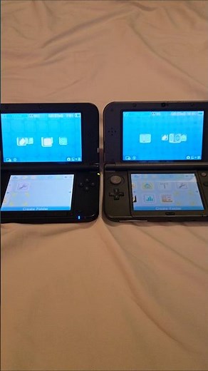 3ds XL and New 3ds XL comparison #3ds #nintendo