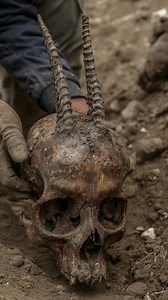 They uncovered a skull… and the horn growth made no sense. 😳 A Skull Was Found With Horn Growth That Doesn’t Match Any Known Animal #skull #bones #AncientDiscoveries | Life's Biggest Questions