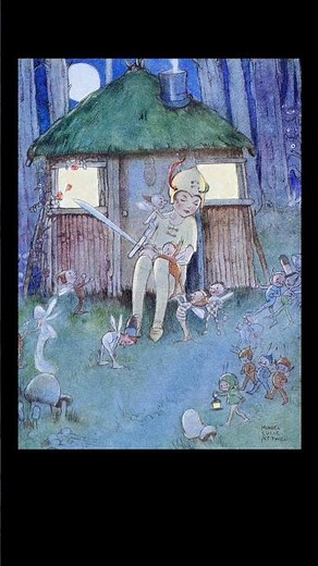 Peter Pan isn't just Disney.Mabel Lucie Atwell's "Peter Pan and Wendy" #shorts #Tinker Bell #Barrie