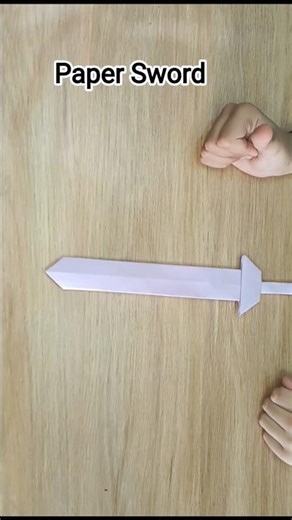 👉 "Easy Paper Sword in 1 Minute | No glue |Origami Craft"#viral #diy #viralshort #shorts #ytshorts