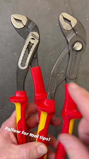 Knipex Insulated Cobras vs Alligators, what’s the difference? #knipex #knipexcobra #knipexpliers Knipex | Millis Construction