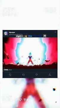 Vegeta's ssj blue evolution ☠️🥶