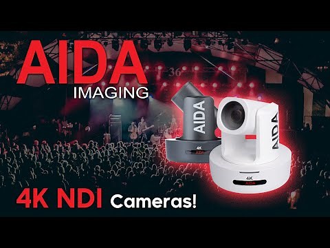 Check Out These 4K NDI PTZ Cameras From AIDA Imaging!