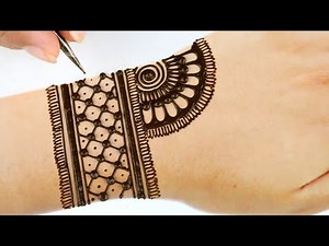 Easy Arabic Mehndi Design 2022| back Hand Mehandi Design | Stylish Mehndi for Wedding
