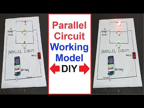 parallel circuit working model for science exhibition with resistor - physics project - DIY pandit