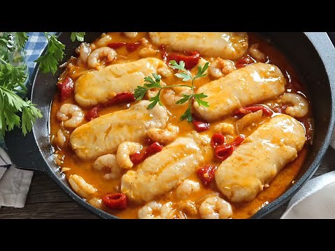 Hake Rioja style. Easy, quick, and delicious.