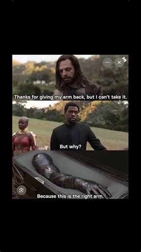 Bucky received the Wrong Arm #buckybarnes #marvel #helpmemakethismakesense #memes