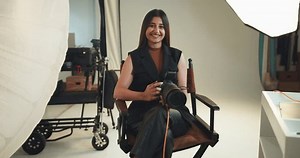 Woman Photographer Camera Face Studio Photoshoot Stock Footage Video (100% Royalty-free) 3741180959 | Shutterstock