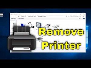 How to Remove a Printer from Computer