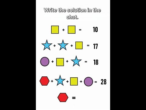 Math Quiz II Only You can solve it!!