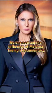 2.5M views · 10K reactions | No one noticed the influence of Melania_s documentary celebrity #melani #reel#page | Ryta neves | Facebook