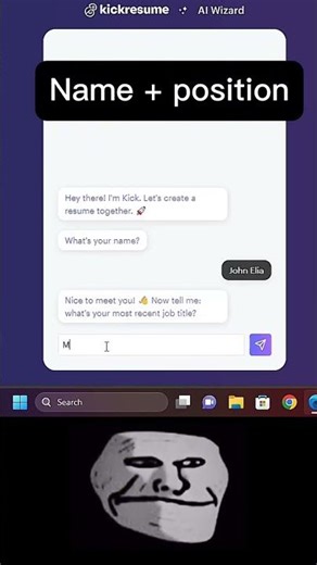 “Create ATS Resume with AI 🤖 | Free Resume Builder 2026 #shorts”