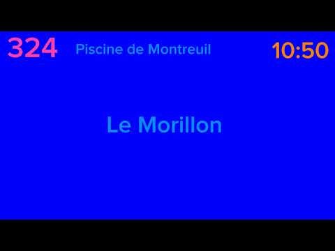 Bus 324 Direction Piscine de Montreuil