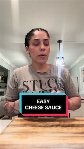 EASY CHEESE SAUCE #fyp #cooking #dinnerideas #easydinnerideas #cheesesauce EASY CHEESE SAUCE 8 oz velveeta block cut into cubes Melt 1 1/2 tbs of butter 1 1/2 tbsp of flour Blend n cook for 2 mins Slowly add 1 c of whole milk n whisk Add: 1/4 tsp pepper 1/4 tsp salt 1/4 tsp garlic powder 1 1/2 tsp of hot sauce Mix n cook until the sauce gets thick it doesn’t take long Add cubed up velveeta n melt it down