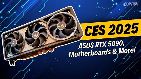 CES 2025: The ASUS RTX 5090, motherboards & more!