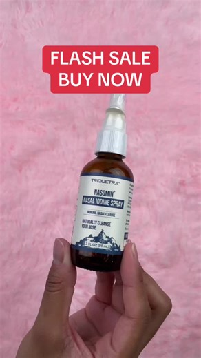 Nasomin Nasal Iodine – Nasal Cleanse– Neutralize Nose - Iodine Fulvic Acid Blend -100% Natural Mineral Complex – (2 oz. Bottle Nasal Sprayer) Oral Daily