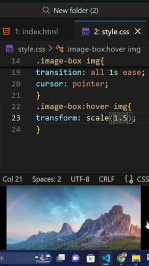 Stunning Image Zoom Animation by css (Part-2). #codingtutorial #programming #webdevelopment #css