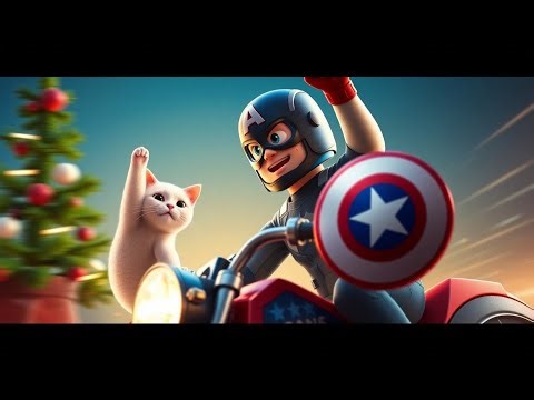 Captain America Saves a Cat! 🐱🏍️ | DUPLO MARVEL Gameplay
