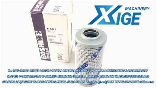 Ignition Key Hydraulic Pilot Filter 2120210 9197310 518251 P764665 42694 821397 Element for Diesel Engine QSB6.7 T40170 T40150