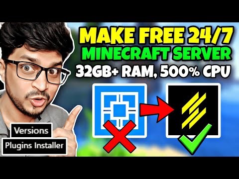 How To Make Free Minecraft Server 24x7 | Free 24/7 Minecraft Hosting