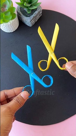 ✂️DIY Origami Scissors✂️ Paper Crafts Ideas @Craftastic #viral #diy #ytshorts #scissors #ideas