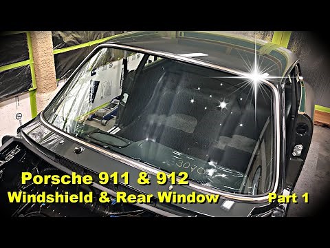 Installing New Windshield & Rear Window Part-1 Video 60