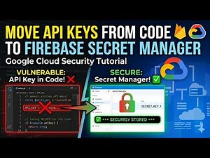 How to Move API Keys from Code to Firebase Secret Manager | Google Cloud Security Tutorial