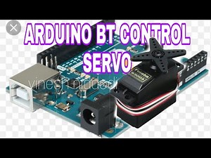 Arduino Bluetooth control servo motor