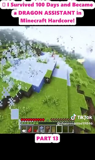 😨 I Survived 100 Days and Became a DRAGON ASSISTANT in Minecraft Hardcore! (13)