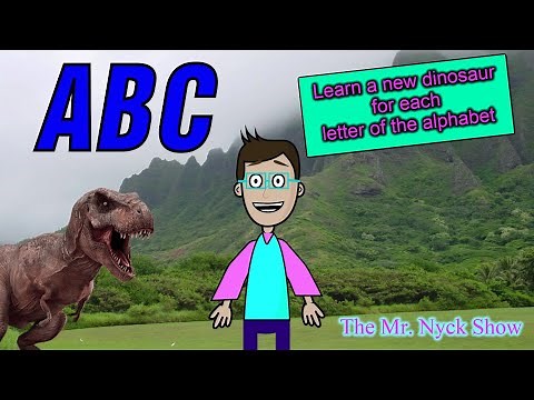 ABCs and DINOSAURS | A different dinosaur for each letter of the alphabet