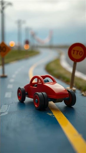 Tiny Cardboard City on the Move