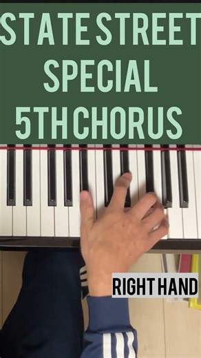 05. State Street Special - 5th Chorus [Left & Right Hand Close-up] #shorts