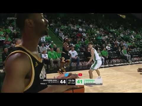 🇫🇷 Djahi Binet 31 PTS, 15 REB vs Marshall | Sun Belt | Dominant Two-Way Performance