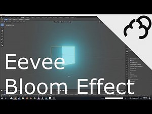 Blender 2.8 - Eevee - Bloom Effect tutorial