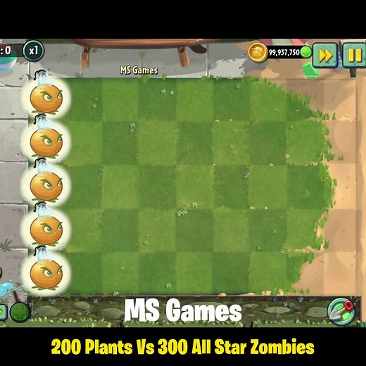 200 Plants Vs 300 All Star Zombies Part 2 #msgames #pvz2 #plantsvszombies2 #pvz #plantsvszombies #fyp #foryou #trend