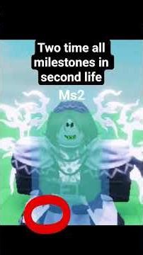 All two time second life milestones #roblox #forsaken