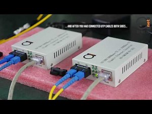 Link Loss Feature (LLF, LFP) demonstration on Fiber Media Converters