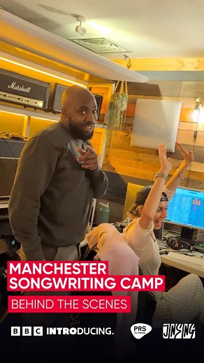 Pure vibes at the @jinsingofficial, PRS for Music and @bbcintroducing songwriting camp in Manchester. Our writer relationship manager @bxrber toured the studios on day 3 of the camp and met some of the talented artists, producers and songwriters, here’s a snippet. #songwriting #makingmusic | PRS for Music
