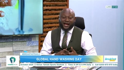 Today marks Global Handwashing Day! 🌍 “Hand washing with soap remains one of our strongest defenses against infections — at home, in schools, and in hospitals. Let’s keep the habit alive, even beyond COVID-19.” 🙌🏾 — Nana Tuffour Boateng, Co-host of #BreakfastDaily Watch live here: https://youtube.com/live/q815MjorQHE?feature=share | Citi TV