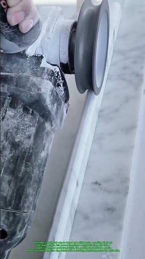 Marble Edge Profiling & Polishing Process | Satisfying Stone Finishing Technology