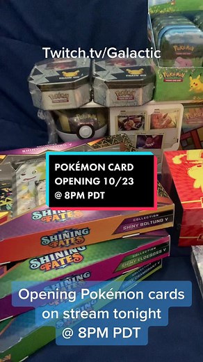 I will be opening a bunch of Pokemon cards on stream tonight on my Twitch channel (Twitch.tv/galactic) @ 8PM PDT Come hang out and lets get some 🔥 pulls! Ft. Prince Endymion 🐰 #pokemon #pokemongo #pokemoncards #bunnies #bunny #cardopening #twitch #twitchstreamer