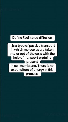 Facilitated Diffusion Explained in 60 Seconds 💡 | Cell Transport Basics