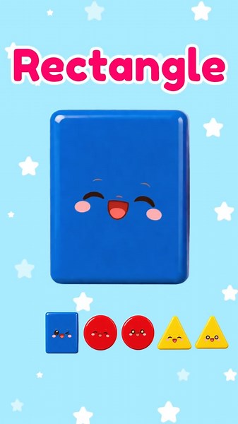 ⭐Shape Song for Kids | Rectangle Circle Triangle