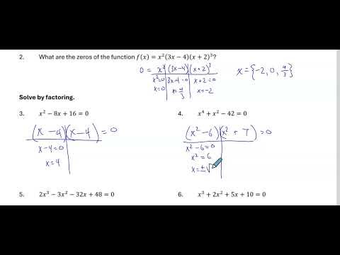 AA2 FInal Exam Study Guide p. 1, 2