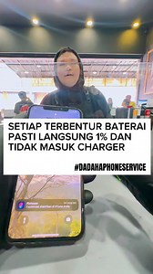 Kebentur dikit baterai jadi mentok 1% #serviceiphone #reels #serviceiphoneterpercaya #iphone #servicehp #service #dadahaphone | Dadahaphone Stori