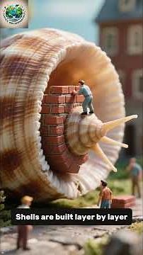 Microscopic Beauty: The Hidden Architecture of Seashells #facts#science #shorts