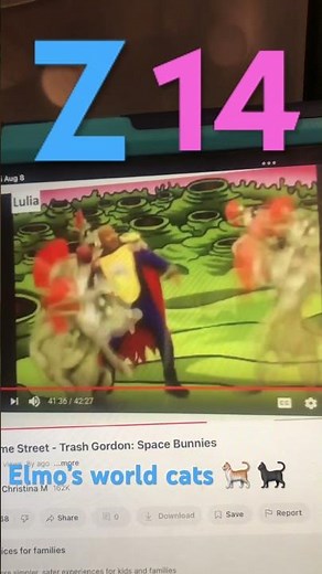 Z 14 Elmo’s world cats 🐈 🐈‍⬛