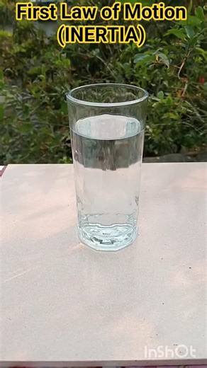 Example to explain first law of motion (Inertia) #shorts #viral #trending #science #inertia #physics
